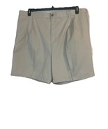 Men&#39;s Khaki Covington Expandable Waist Pleated Dress Short. Size 44. 100... - $32.38 CAD