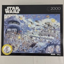Star Wars Battle Of Hoth 2000 Piece Puzzle Buffalo Games 12 Hidden Images SEALED - £23.91 GBP