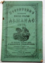 Hostetter&#39;s Illustrated Us Almanac 1879 For Merchants~Mechanics~Farmers~Family - £13.94 GBP