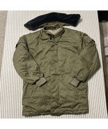 Vtg East Germany Military Raindrop Camo Jacket Cold Weather Mens G 52 Ch... - $1,351.38 MXN