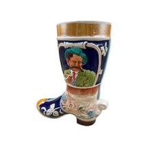 Vintage Ceramic German Boot Shaped Beer Face Mug  Marked 26 - £8.21 GBP