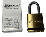 NEW Schlage Brass Body PadLock No Core KS43D3200 - $49.49