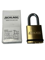 NEW Schlage Brass Body PadLock No Core KS43D3200 - £38.94 GBP