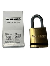 NEW Schlage Brass Body PadLock No Core KS43D3200 - $49.49