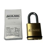 NEW Schlage Brass Body PadLock No Core KS43D3200 - £38.92 GBP