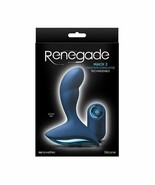 Renegade Mach II Prostate Massage w/Remote Blue - $844.85 MXN