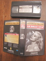Film vhs videocassetta Federico Fellini La dolce vita Deagostini 1995 vi... - £10.20 GBP