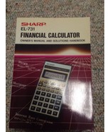 Sharp El 731 Financial Calculator-Brand New-SHIPS N 24 HOURS - $47.37 CAD