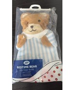 Vintage Boots Bedtime Night Bear Hot Water Bottle Case Soft Toy Plush NIB - $23.19