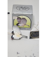 Andrea by Sadek Handpainted Porcelain  Chickadee Hanging Ornament Figuri... - $19.99