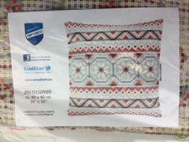 Vervaco Cross Stitch pattern Needlepoint Pillow Kit PN-0150989 - £20.01 GBP