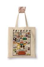 Friends Collage Tote Bag Long Handle - £10.18 GBP