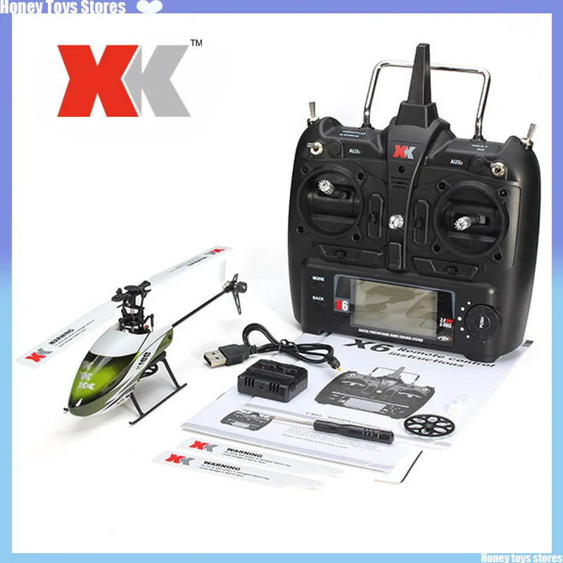 WLtoys XK K100 RC Drone 2.4G 6CH 3D 6G Mode Brushless Motor Remote Control RC - £147.66 GBP