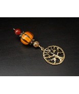 Five Elements - Fire - Red Carnelian and Unakite Tree of Life Orange and... - £12.59 GBP