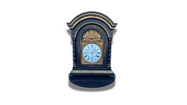 Large Ebonized Mantle Clock - £297.42 GBP