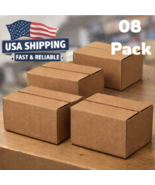 Heavy Duty Corrugated Cardboard Shipping Boxes 6x4x4 – 08 Pack Small Mai... - $11.99