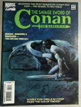 Savage Sword Of Conan #211 (1993) Marvel Comics B&amp;W Magazine Red Nails Fine - £10.17 GBP