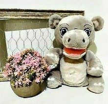 Walt Disney Parks Babies Hippopotamus Plush 9 Inch Stuffed Animal Authentic - $7.74