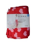 Aldi Serra Ladies Fleece Lined Leggings Pink Heart Pattern Warm Thermal ... - $352.89 MXN