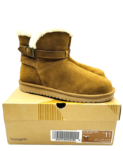 Koolaburra by UGG Delene Mini Faux-Fur Boots - Chestnut, US 11M / EUR 42 *NO BOX - £46.59 GBP