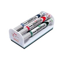 Pentel MaxiFlo Fine Bullet Tip Whiteboard Marker - Assorted (Wallet of 4)  - $33.00