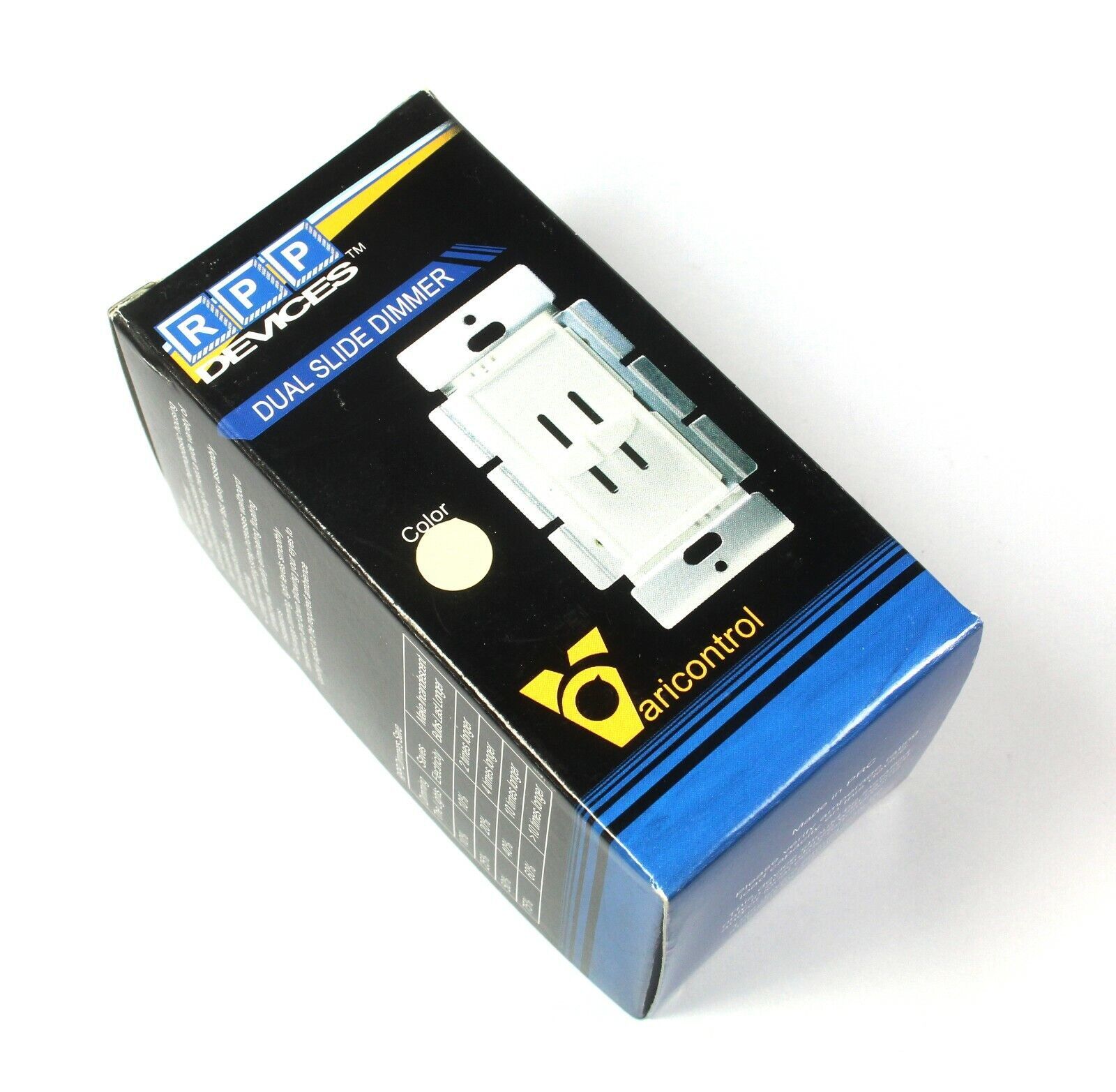 Dual Slide Dimmer, Ivory, 300 watts per dimmer, 120vac xyz - $8.75