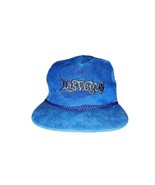 Vintage 70s The Las Vegas Blue  Corduroy W/ Rope Snapback Trucker Hat - $26.06 CAD