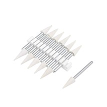 uxcell 6mm Wool Felt Mounted Points Conical Polishing Bits Burrs Buffing... - $15.99