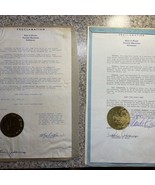 2 CAMP FIRE GIRLS Proclamations Seal &amp; Signed By FL GOVERNORS 1966 &amp; 67 ... - $407.31 CAD
