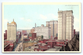 Postcard Liberty Avenue &amp; Skyscrapers Pittsburgh Pennsylvania PA Phostint - £5.71 GBP