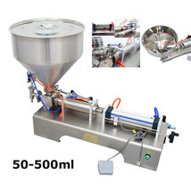 Updated 110V 50-500ml Liquid Paste Cream Shampoo Sauce Filling Machine30L Hopper - £520.24 GBP