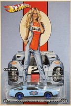 Delorean Custom Hot Wheels Gulf Racing Series Car w/ Real Riders - £73.95 GBP