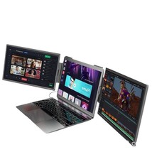 14-inch Dual-screen Portable Monitor Laptop With Wall-mounted External Expansion - $371.99