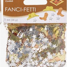 Western Shimmer Party Kit - Metallic Copper, Gold, Silver Fanci-Fetti - 1 Oz/Pkg - $19.79