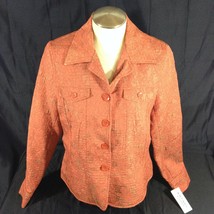 Rafael Essential Women&#39;s Blazer/Jacket  Orange Size 14 - £37.85 GBP