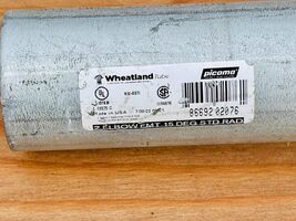 4 Pk Wheatland 15° Standard Radius EMT Elbows (Local Pick Up) - $45.00