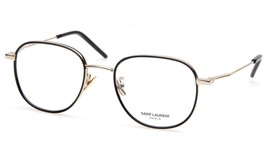 New Saint Laurent SL 362 003 Gold Black Eyeglasses Frame 48-19-150mm B42mm - £168.41 GBP