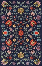 Hand Tufted Floral Area Rug for Living Room and Bedroom | Hand Tufted Ar... - £150.63 GBP