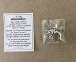 Ganz Lucky Little Elephant Charm with Token Card nwt - £3.54 GBP