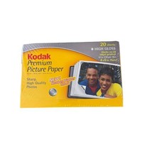 KODAK Premium Photo Paper, 20 sheets, High Gloss, Factory SEALED, 4&quot;x 6&quot; - £7.89 GBP