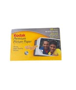 KODAK Premium Photo Paper, 20 sheets, High Gloss, Factory SEALED, 4&quot;x 6&quot; - £7.73 GBP