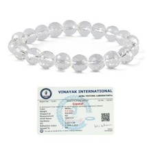 Charged Energized Certified Natural Bracelet Crystal Stone Big Tumble Bead Brace - £62.14 GBP