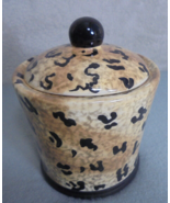 Home Interiors Ceramic Lidded Cotton Qtip Decorative Treasure Jar Animal... - £8.74 GBP