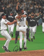 Dan Wilson Seattle Mariners signed autographed baseball 8X10 Photo proof COA - £48.05 GBP