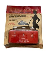 Rare Super Add A Matic VINTAGE 3 1/2&quot; SUPERMARKET PRICE CALCULATOR - £22.06 GBP