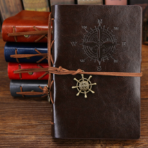Handmade Leather Journal Travel Scrapbooking Blank Pages Rustic Craft Notebook  - £27.97 GBP+
