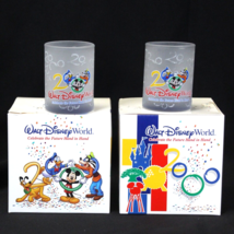 Walt Disney World 2000 Shot Glass Frosted Mickey Mouse and Friends 2.6&quot; ... - $19.59
