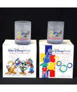 Walt Disney World 2000 Shot Glass Frosted Mickey Mouse and Friends 2.6&quot; ... - $19.59