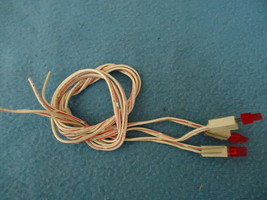 Kenwood KR-55 Receiver LED Lights Wiring Harness Sockets (3), Used Original Part - $7.00