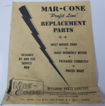 Mar-Cone Profit Line Appliance Parts 1950 Catalog Designed for Service Men - £15.39 GBP